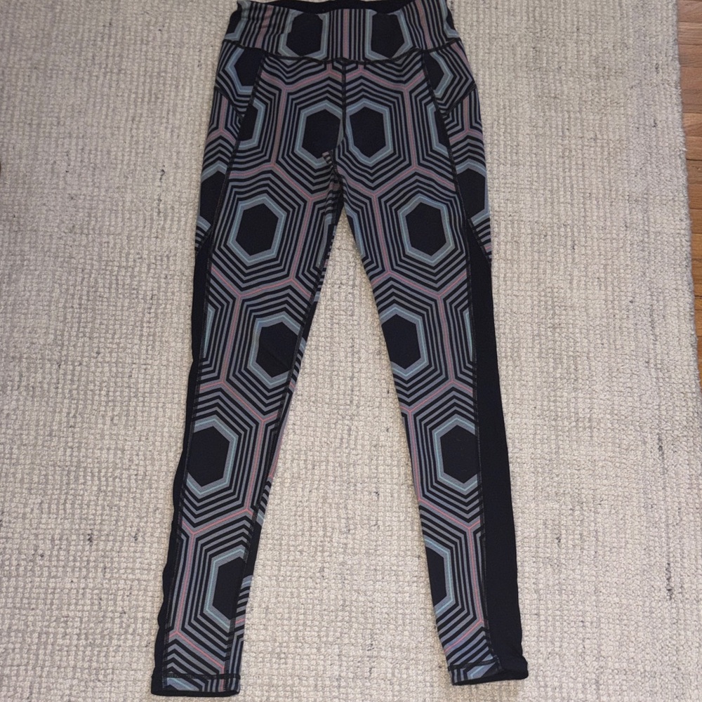 Sweaty Betty reversible Geometric Patterned Leggings